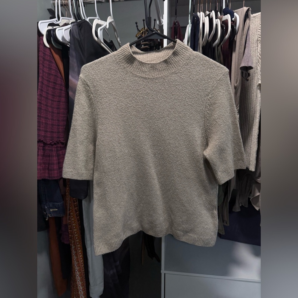Abercrombie & Fitch Madeline Crew Sweater Tee - Picture 3 of 4